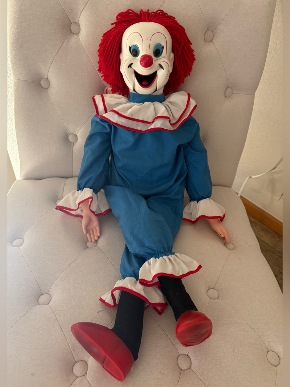 30” Vintage Bozo the Clown Ventriloquist Doll